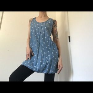 4Our Dreamers Racerback Bird Print Dress